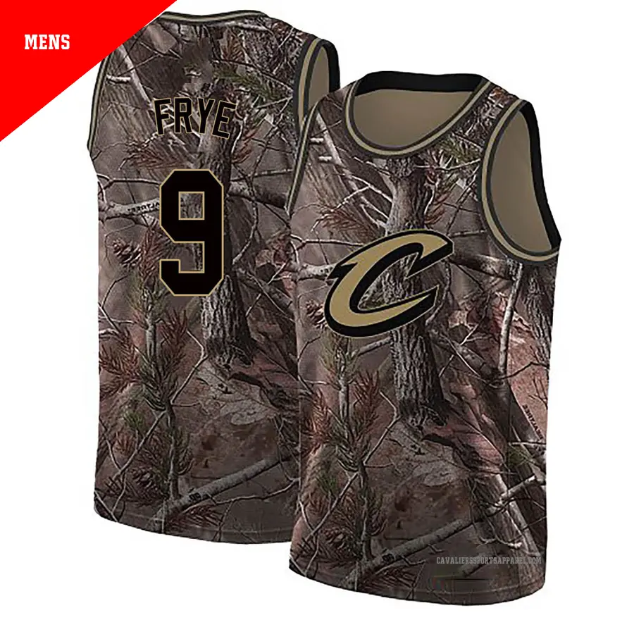 ＃9 Men's Channing Frye Cleveland Cavaliers Camo Swingman Realtree Collection Jersey