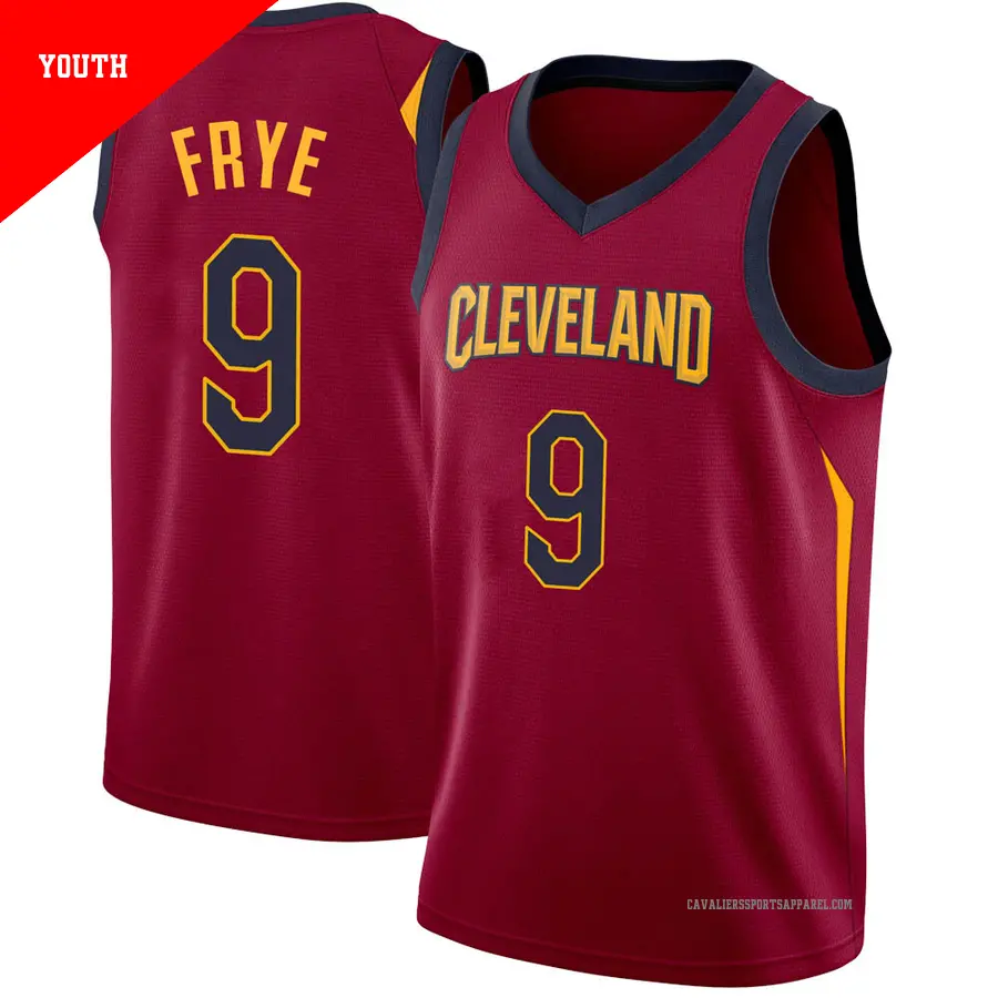 ＃9 Youth Channing Frye Cleveland Cavaliers Swingman Maroon JerseyIcon Edition