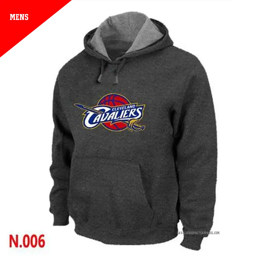 Men's Cleveland Cavaliers Dark Grey Pullover Hoodie